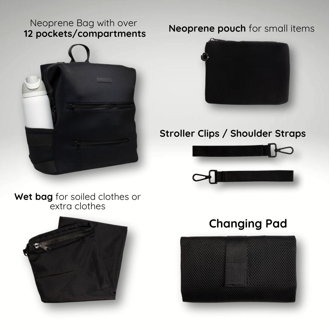 Neoprene Diaper Bag Backpack