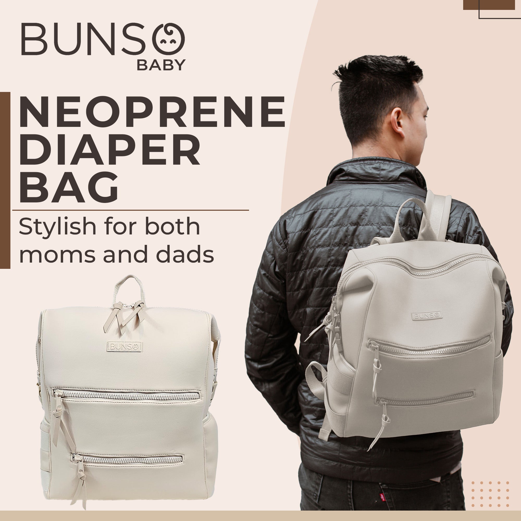 Neoprene Diaper Bag Backpack