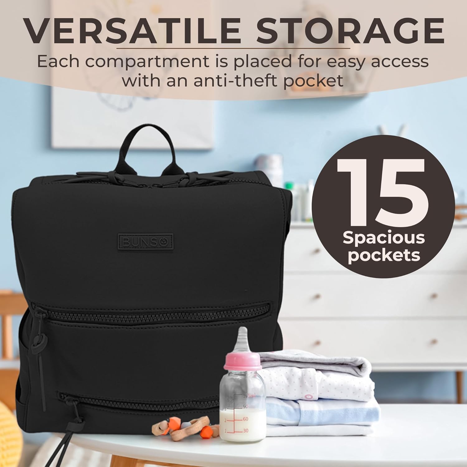 Neoprene Diaper Bag Backpack